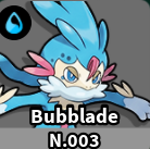 Evomon Bubblade Water pet dex 003 for Roblox Evomon wiki