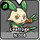 Evomon Leafroge Grass pet dex 008 for Roblox Evomon wiki