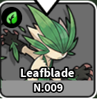 Evomon Leafblade Grass pet dex 009 for Roblox Evomon wiki