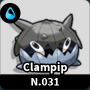 Evomon Clampip Water pet dex 031 for Roblox Evomon wiki