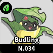 Evomon Budling Grass pet dex 034 for Roblox Evomon wiki