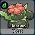 Evomon Florawn Grass pet dex 035 for Roblox Evomon wiki