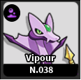 Evomon Vipour Poison pet dex 038 for Roblox Evomon wiki