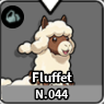 Evomon Fluffet Rock pet dex 044 for Roblox Evomon wiki