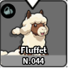Evomon Fluffet Rock pet dex 044 for Roblox Evomon wiki