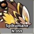 Evomon Spikumane Ground pet dex 059 for Roblox Evomon wiki