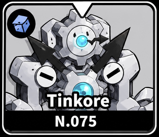 Evomon Tinkore Steel pet dex 075 for Roblox Evomon wiki