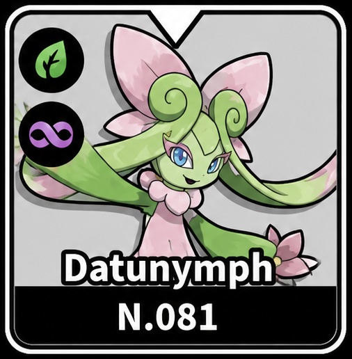 Evomon Datunymph Grass pet dex 081 for Roblox Evomon wiki
