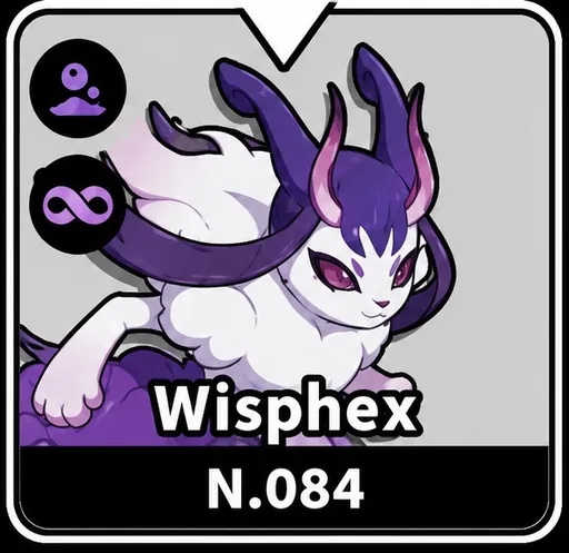 Evomon Wisphex Poison pet dex 084 for Roblox Evomon wiki
